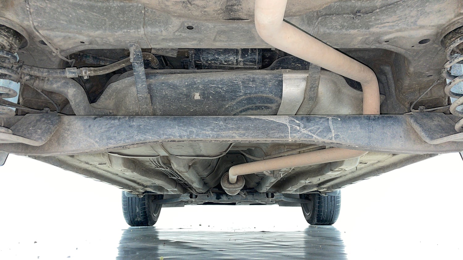 Used 2021 Hyundai Creta SX 1.5 Petrol Petrol Manual extra REAR UNDERBODY VIEW (TAKEN FROM REAR)