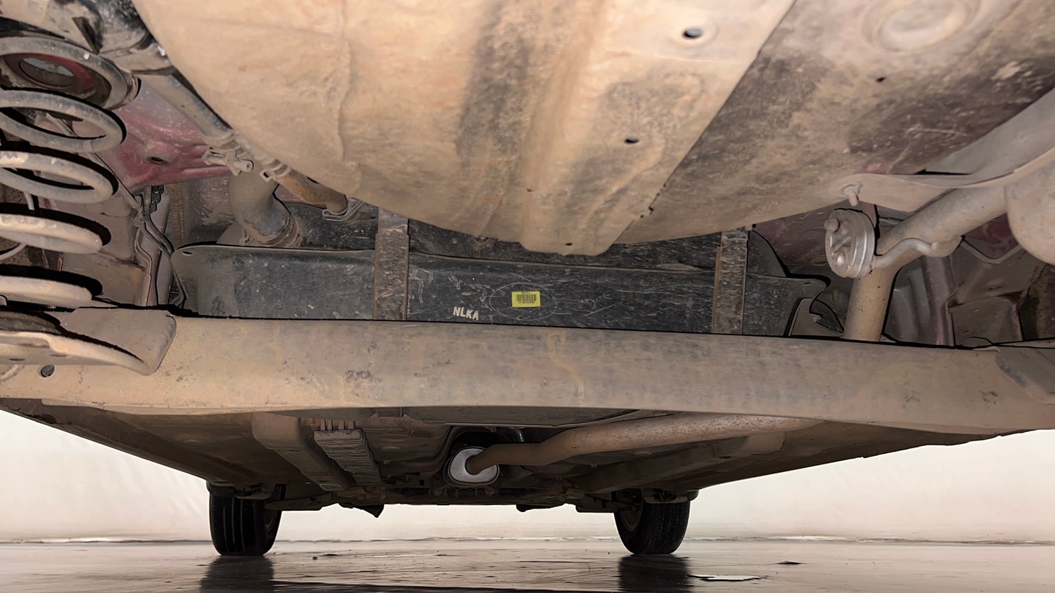 Used 2019 Hyundai Grand i10 Asta 1.2 Kappa VTVT Petrol Manual extra REAR UNDERBODY VIEW (TAKEN FROM REAR)