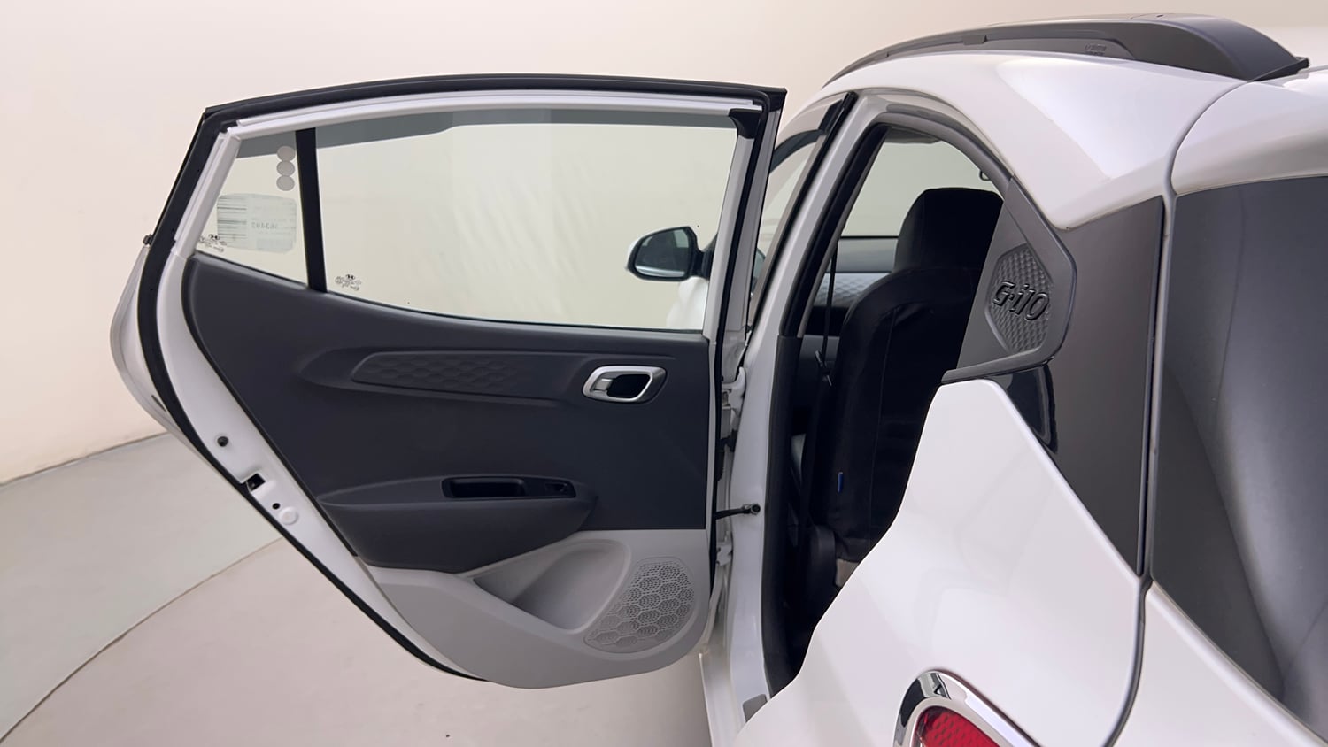 Used 2022 Hyundai Grand i10 Nios Sportz 1.2 Kappa VTVT Petrol Manual interior LEFT REAR DOOR OPEN VIEW