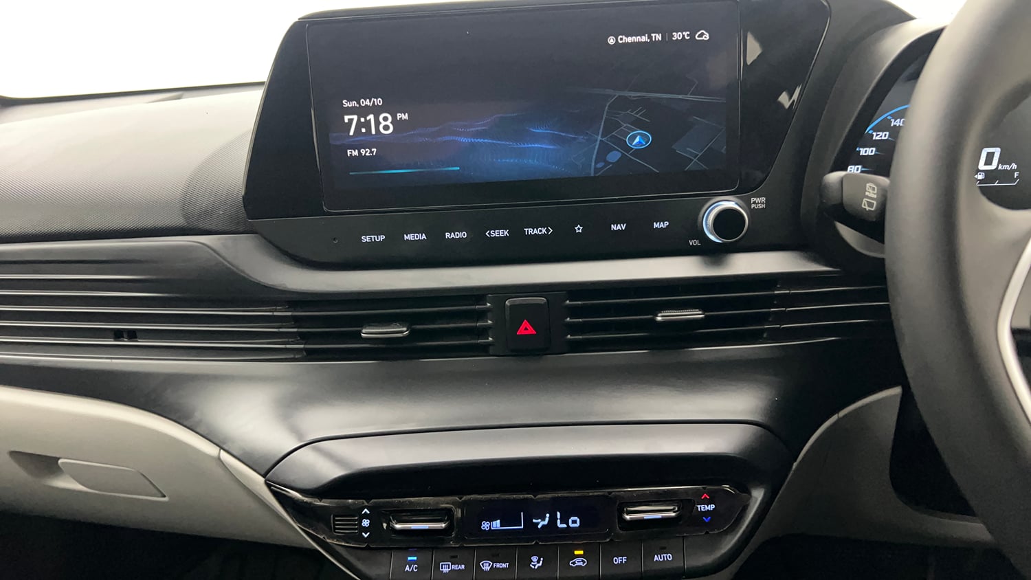 Used 2025 Hyundai New i20 Asta (O) 1.2 MT Petrol Manual interior MUSIC SYSTEM & AC CONTROL VIEW
