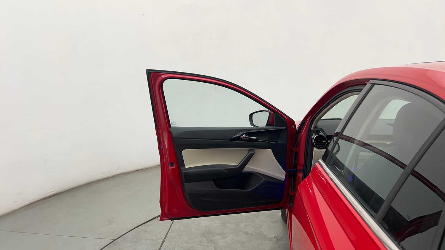 Used 2022 Skoda Slavia Style 1.0L TSI AT Petrol Automatic interior LEFT FRONT DOOR OPEN VIEW