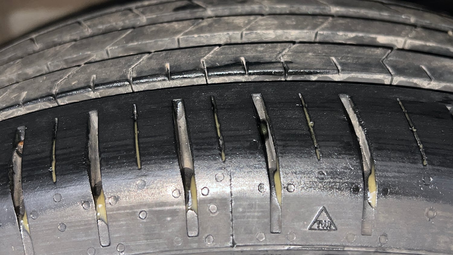Used 2019 Honda WR-V VX MT Petrol Petrol Manual tyres RIGHT FRONT TYRE TREAD VIEW