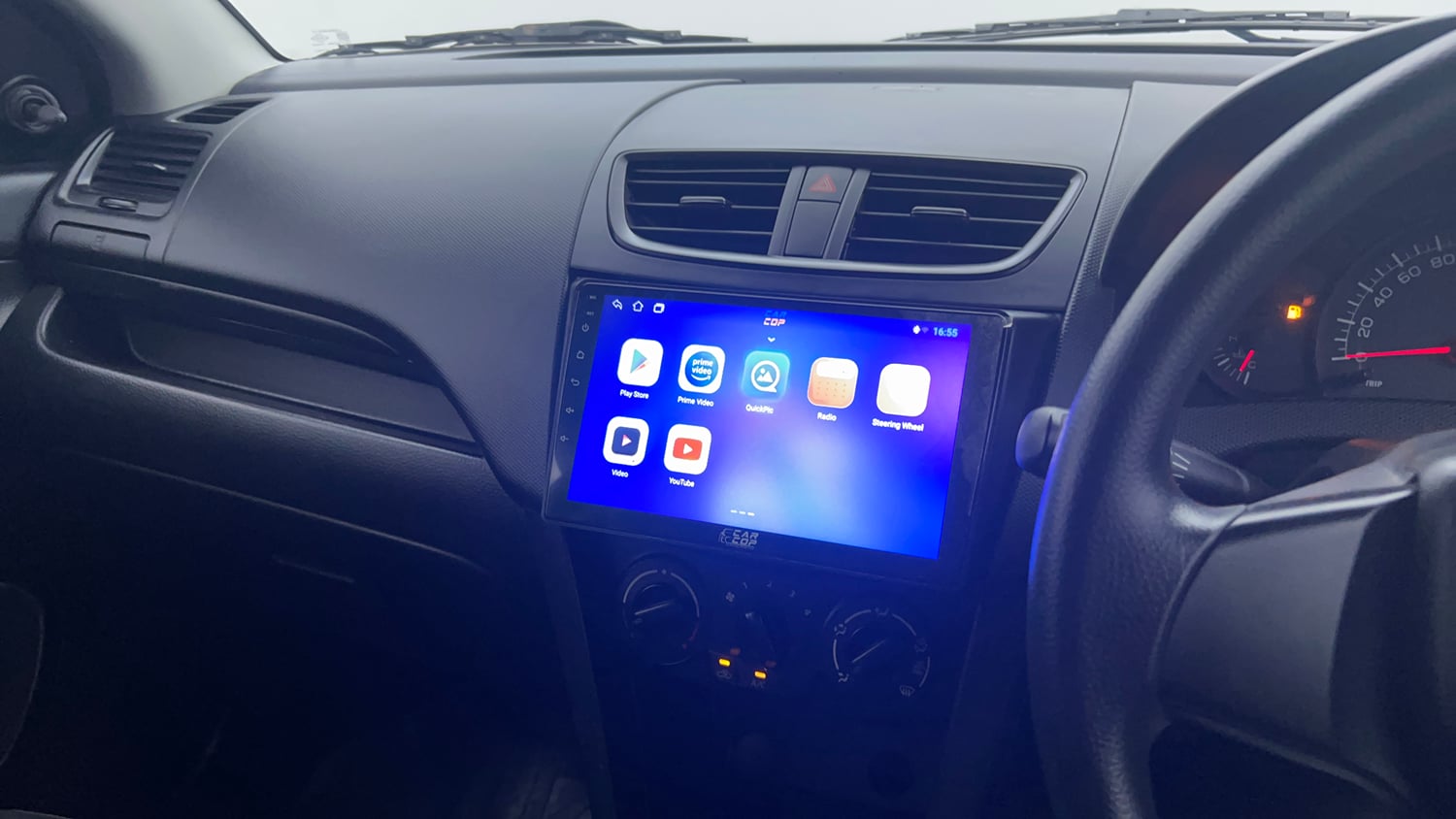 Used 2015 Maruti Suzuki Swift LXi Petrol Manual interior MUSIC SYSTEM & AC CONTROL VIEW