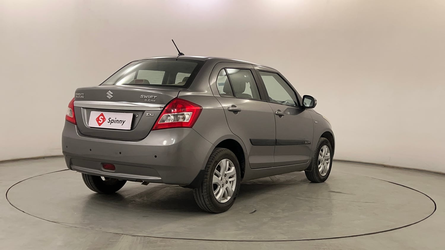 Used 2013 Maruti Suzuki Swift Dzire ZXI Petrol Manual exterior RIGHT REAR CORNER VIEW