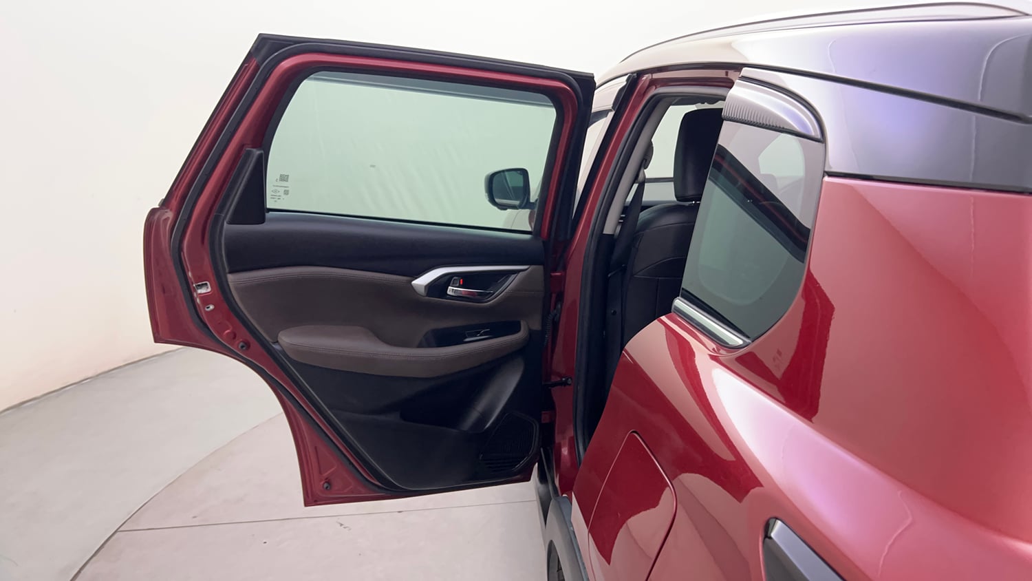 Used 2024 Toyota Urban Cruiser Hyryder V Hybrid Dual Tone Hybrid Automatic interior LEFT REAR DOOR OPEN VIEW