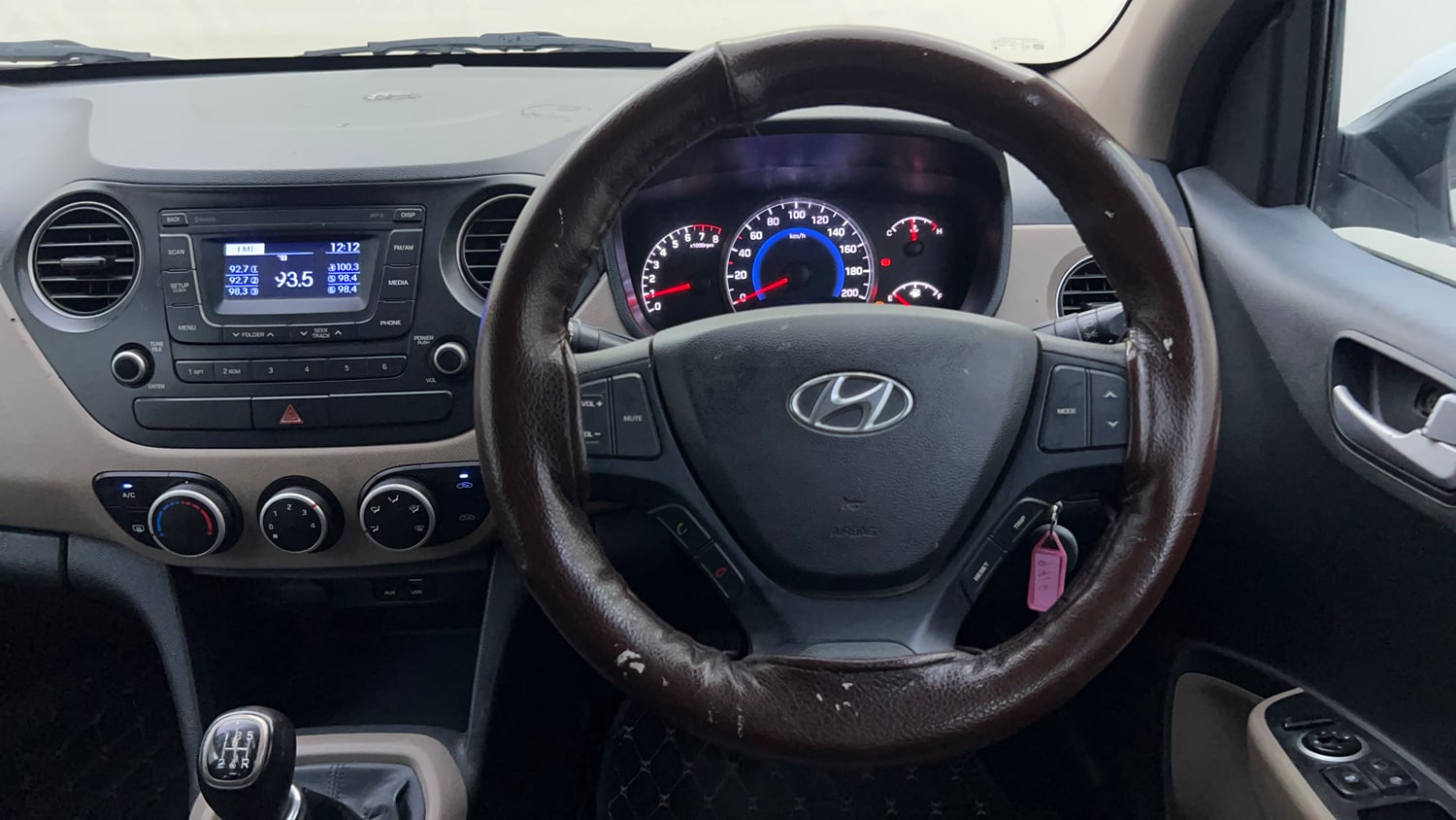 Used 2017 Hyundai Grand i10 Sportz 1.2 Kappa VTVT Petrol Manual interior STEERING VIEW