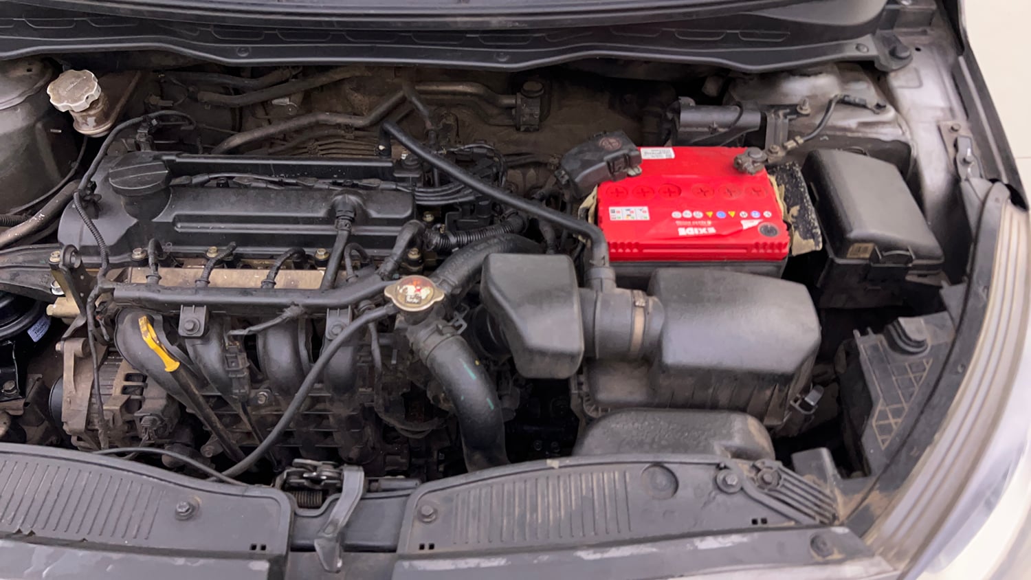 Used 2014 Hyundai i20 Sportz 1.2 Petrol Manual engine ENGINE LEFT SIDE VIEW