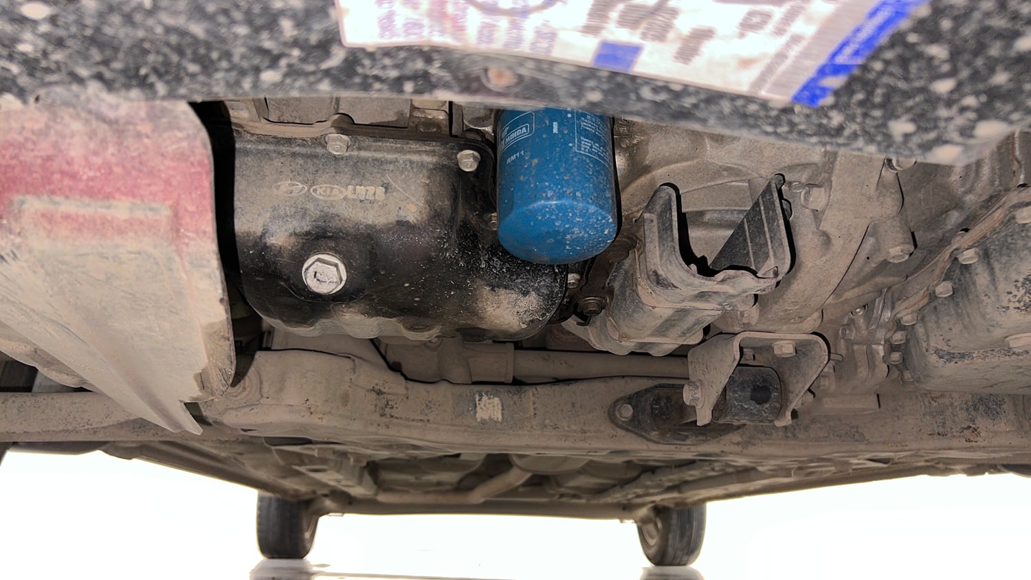 Used 2016 Hyundai Grand i10 Asta AT 1.2 Kappa VTVT (O) Petrol Automatic extra FRONT LEFT UNDERBODY VIEW