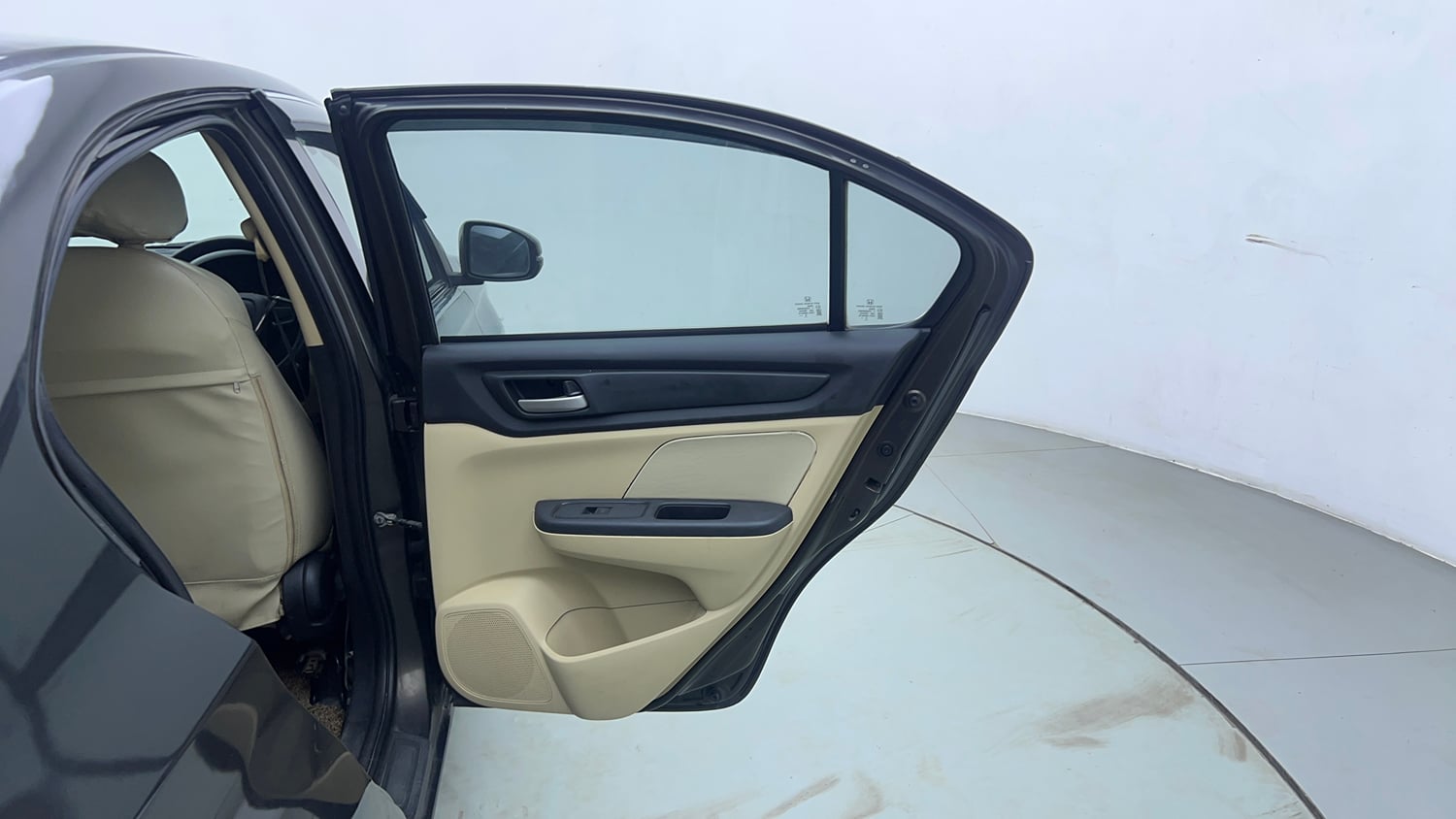 Used 2019 Honda Amaze 1.2 V CVT Petrol Petrol Automatic interior RIGHT REAR DOOR OPEN VIEW