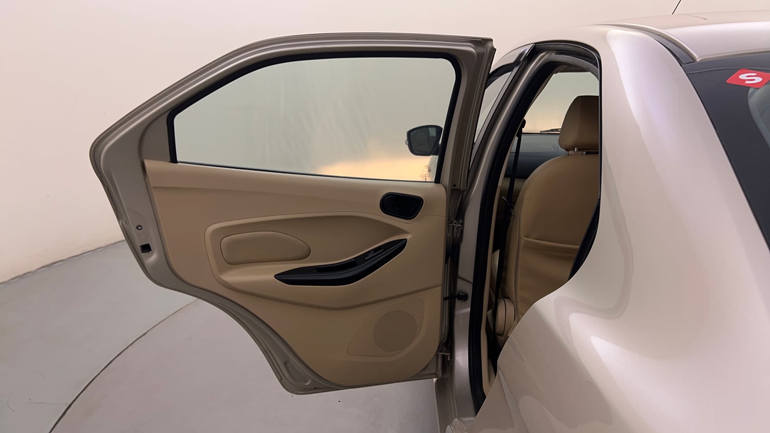 Used 2020 Ford Figo Aspire Titanium1.5 TDCi Diesel Manual interior LEFT REAR DOOR OPEN VIEW