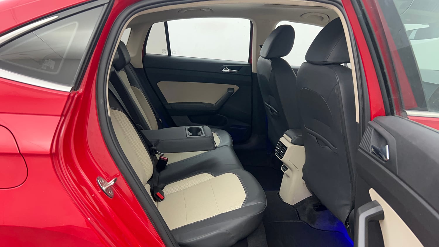 Used 2022 Skoda Slavia Style 1.0L TSI AT Petrol Automatic interior RIGHT SIDE REAR DOOR CABIN VIEW