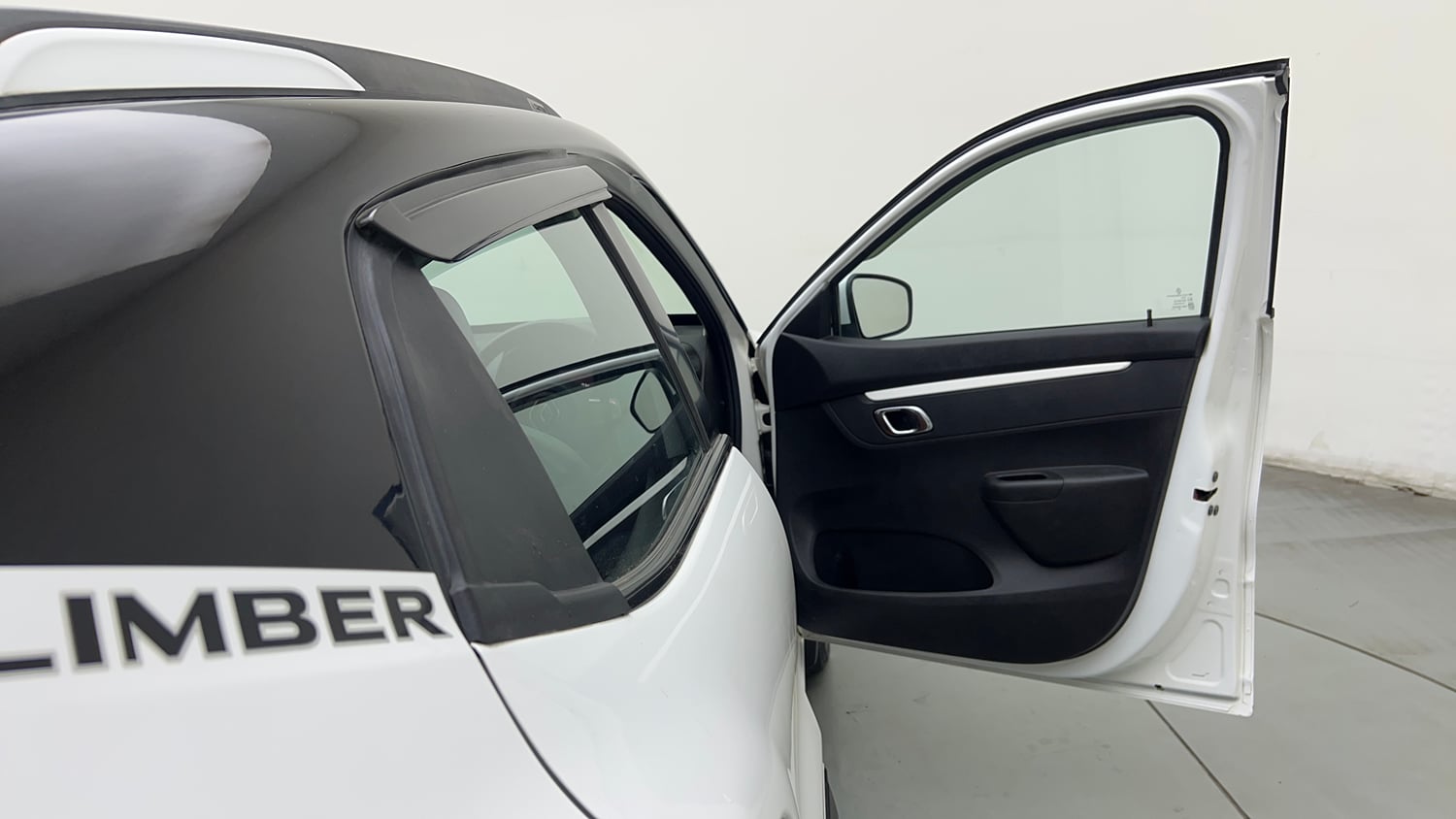 Used 2022 Renault Kwid Climber Dual Tone Petrol Manual interior RIGHT FRONT DOOR OPEN VIEW