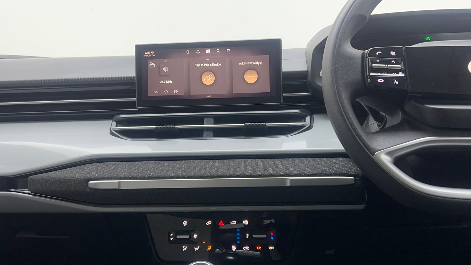 Used 2026 Tata Sierra Pure P MT Petrol Petrol Manual interior MUSIC SYSTEM & AC CONTROL VIEW