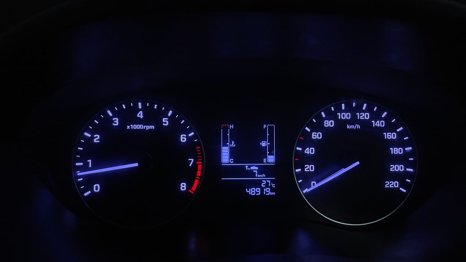 Used 2016 Hyundai Elite i20 Sportz 1.2 Petrol Manual interior CLUSTERMETER VIEW