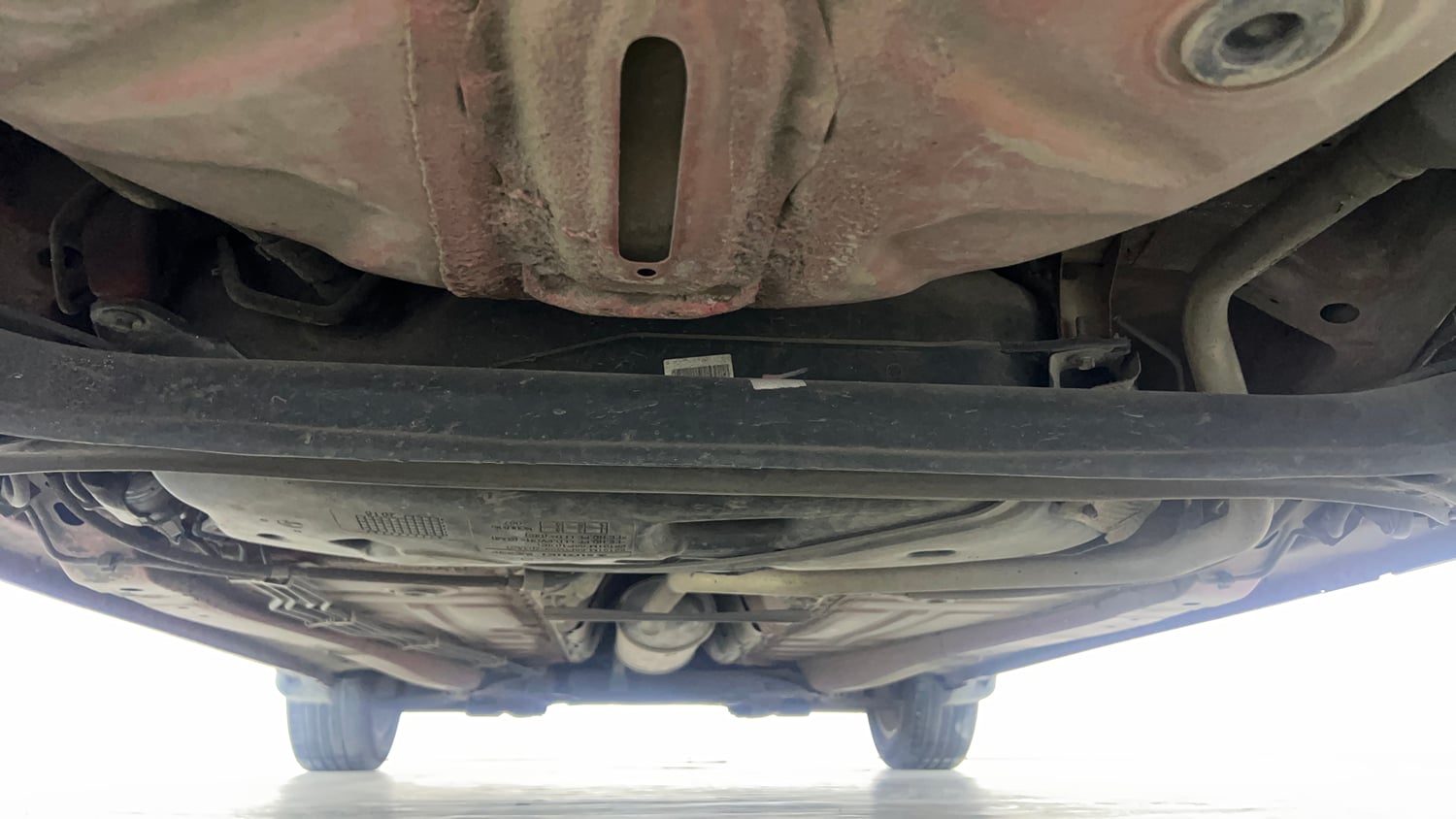Used 2017 Maruti Suzuki Baleno Zeta 1.2 AT Petrol Automatic extra REAR UNDERBODY VIEW (TAKEN FROM REAR)