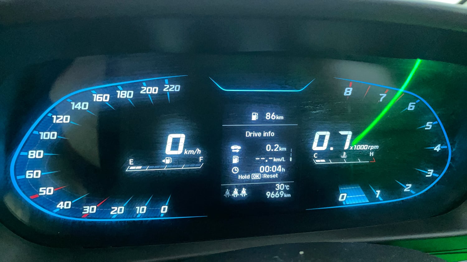 Used 2023 Hyundai i20 Sportz 1.2 MT Dual Tone Petrol Manual interior CLUSTERMETER VIEW