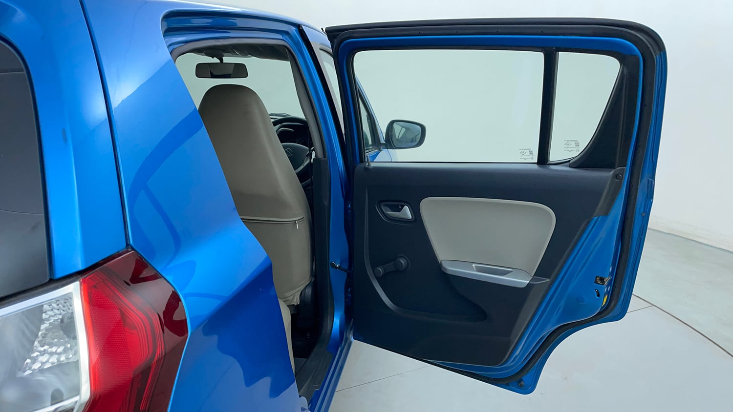 Used 2016 Maruti Suzuki Alto K10 VXi AMT Petrol Automatic interior RIGHT REAR DOOR OPEN VIEW
