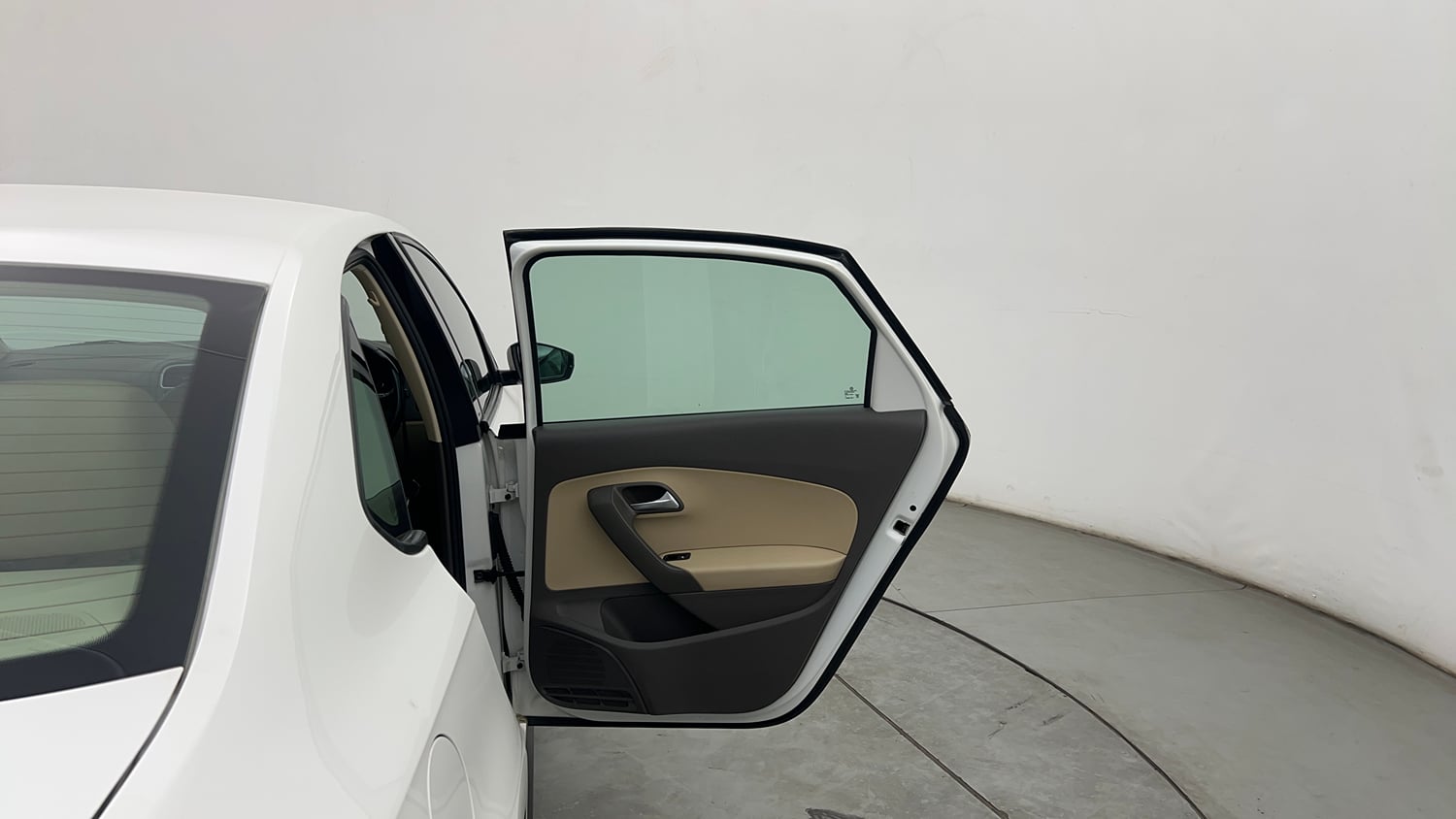 Used 2022 Volkswagen Vento Highline 1.0L TSI Petrol Manual interior RIGHT REAR DOOR OPEN VIEW