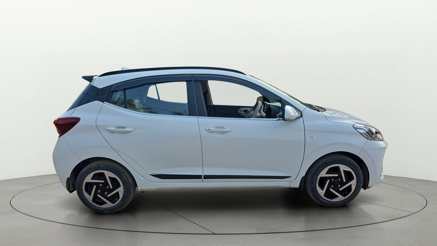 Used 2023 Hyundai Grand i10 Nios Sportz AMT 1.2 Kappa VTVT Petrol Automatic exterior RIGHT SIDE VIEW