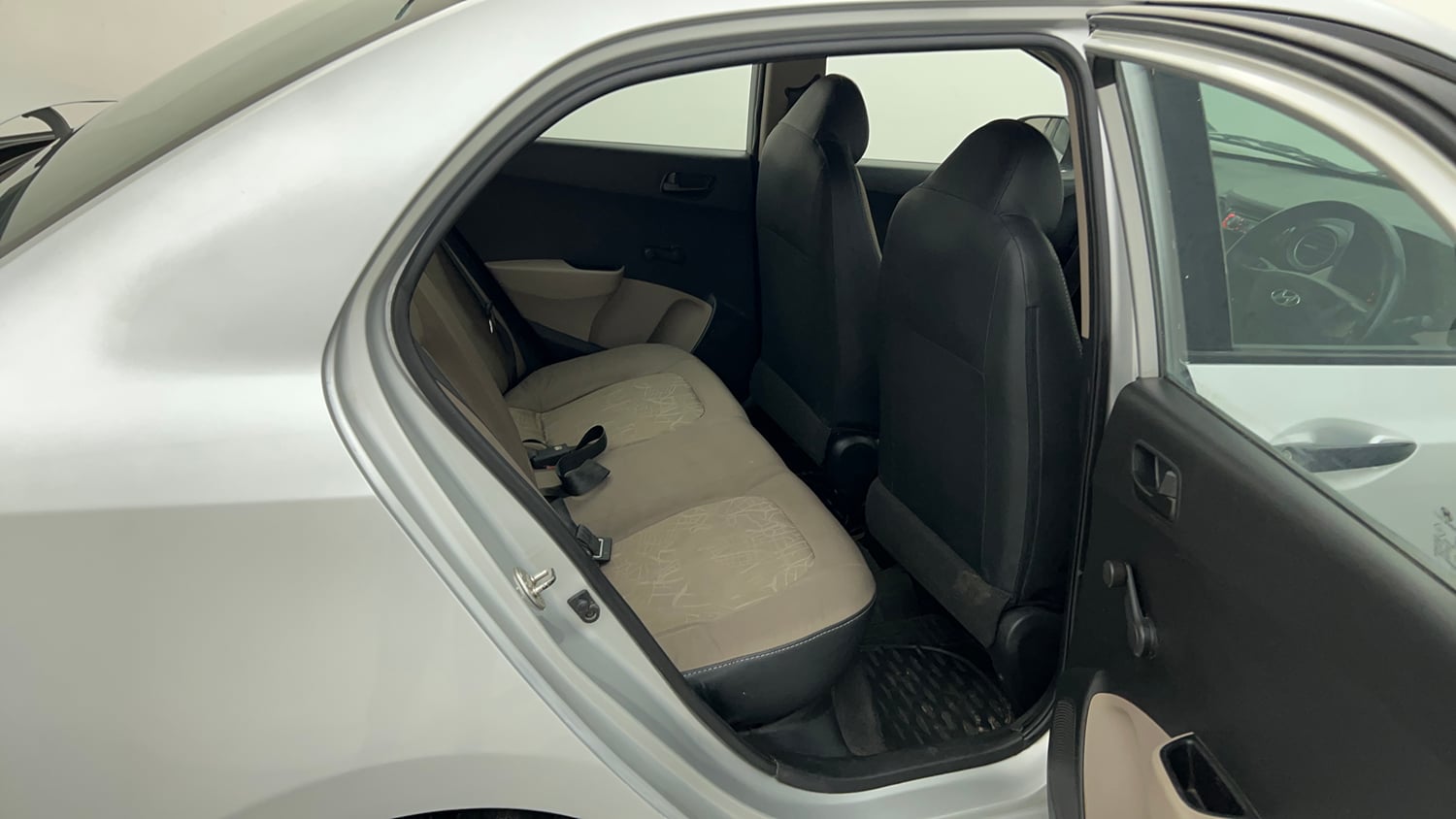 Used 2014 Hyundai Xcent Base 1.2 Petrol Manual interior RIGHT SIDE REAR DOOR CABIN VIEW