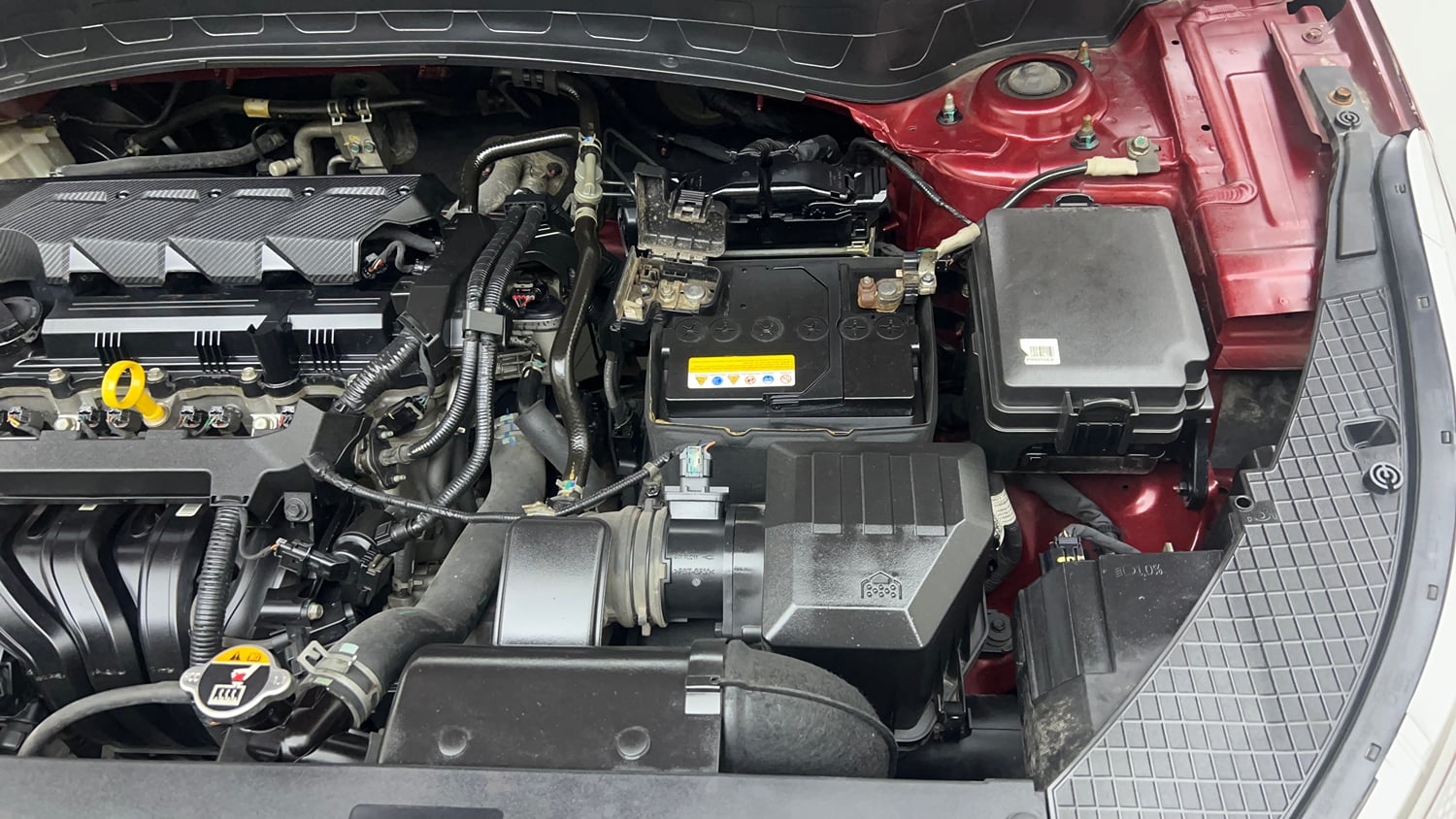 Used 2020 Kia Seltos HTK Plus 1.5 Petrol Manual engine ENGINE LEFT SIDE VIEW