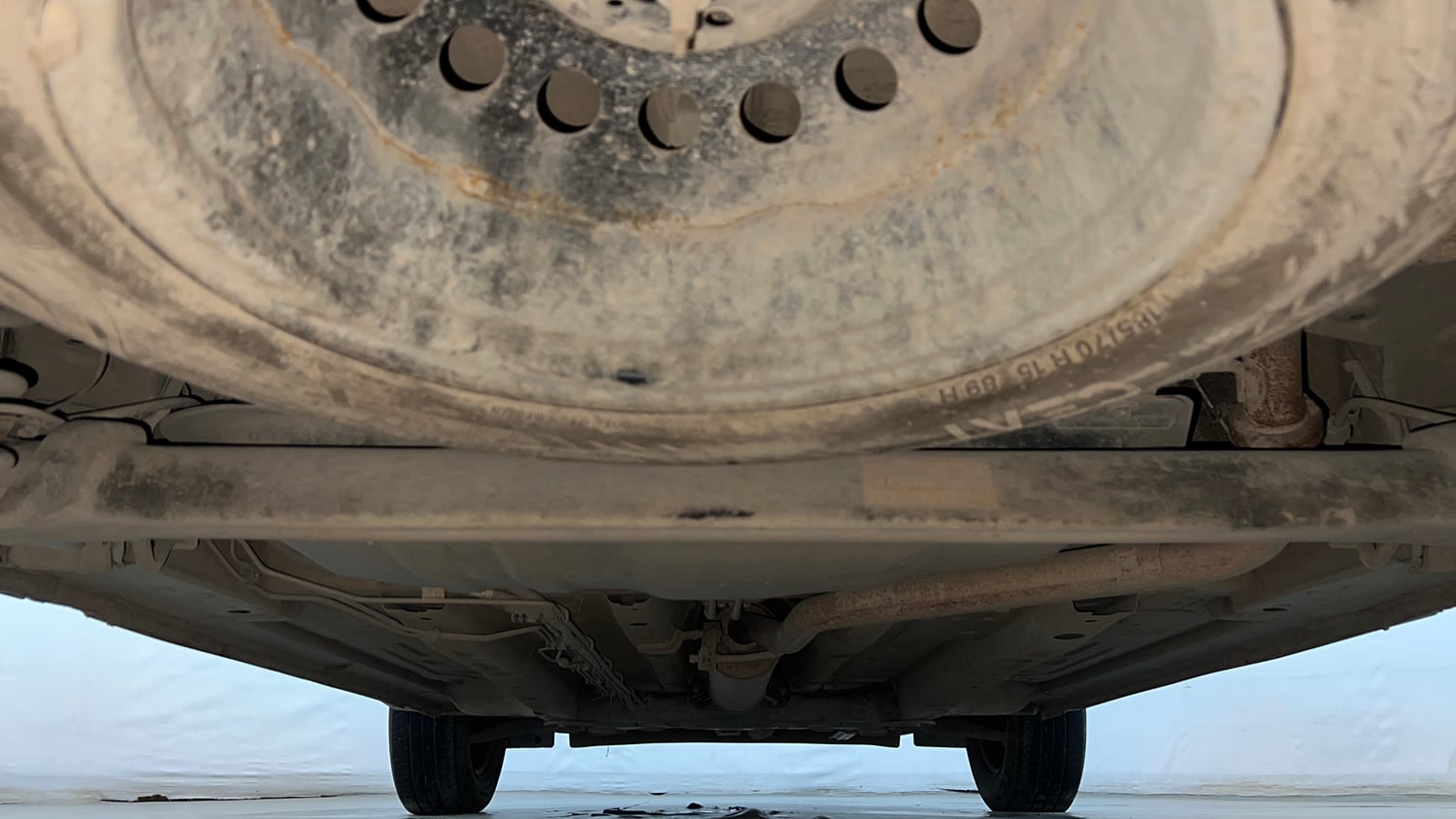 Used 2023 Tata Punch Adventure Rhythm iCNG Cng Manual extra REAR UNDERBODY VIEW (TAKEN FROM REAR)