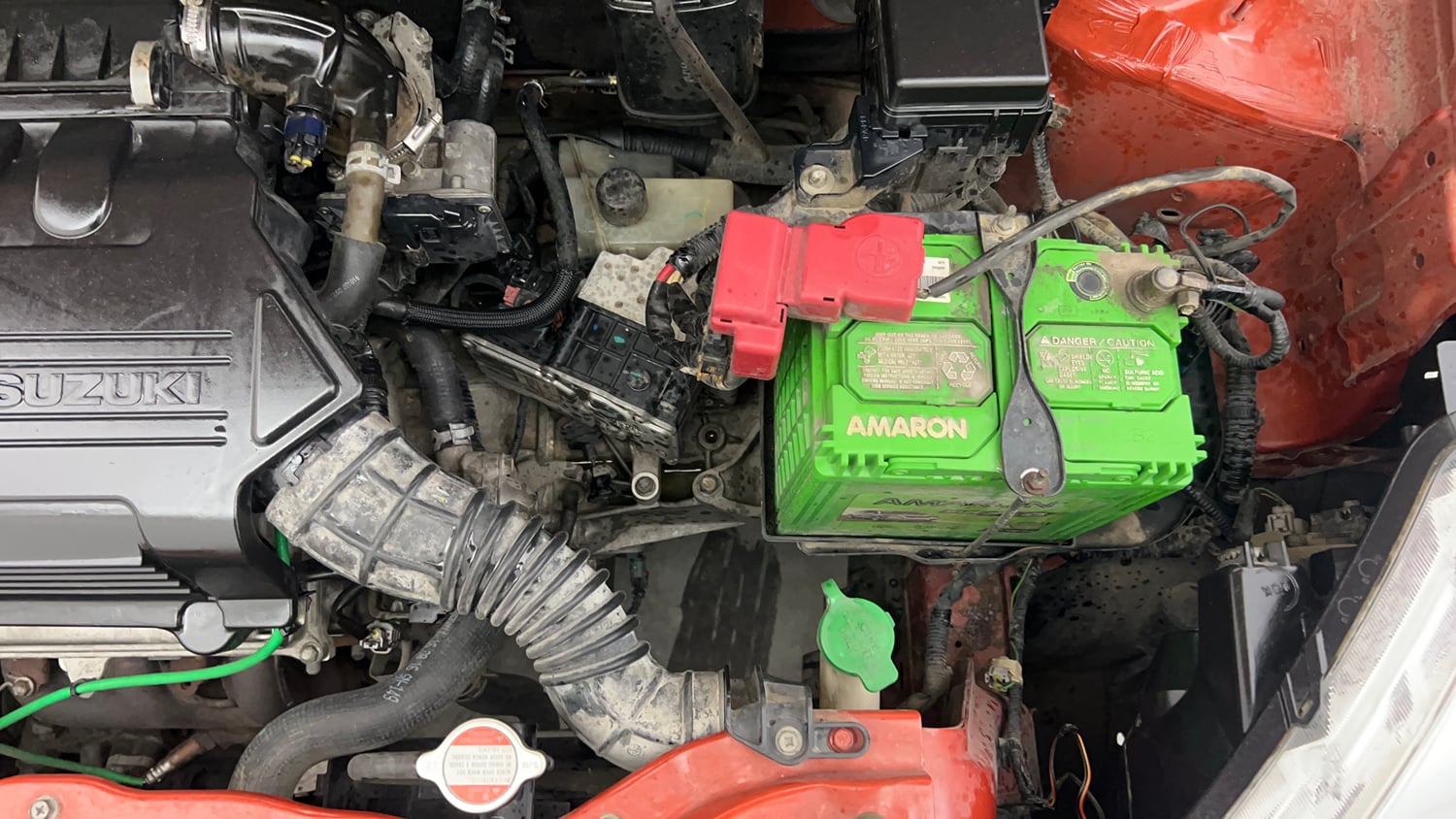 Used 2016 Maruti Suzuki Celerio ZXI (O) AMT Petrol Automatic engine ENGINE LEFT SIDE VIEW
