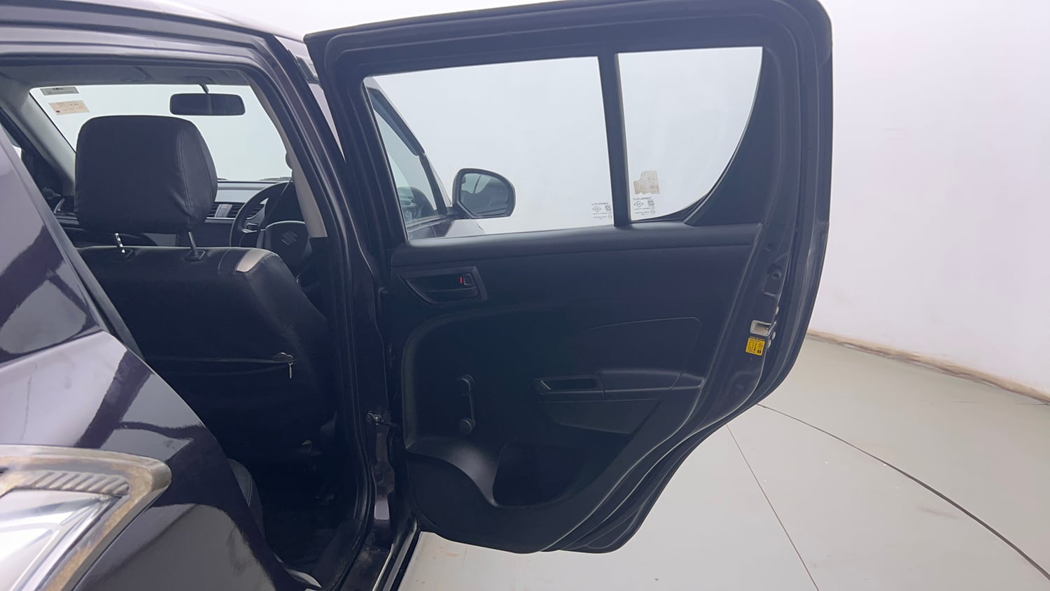 Used 2015 Maruti Suzuki Swift LXi Petrol Manual interior RIGHT REAR DOOR OPEN VIEW