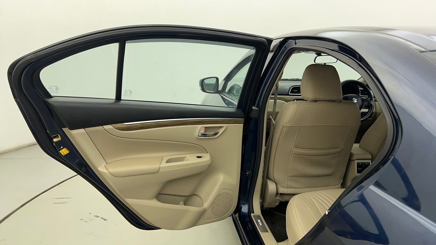 Used 2022 Maruti Suzuki Ciaz Zeta 1.5 Petrol Manual interior LEFT REAR DOOR OPEN VIEW