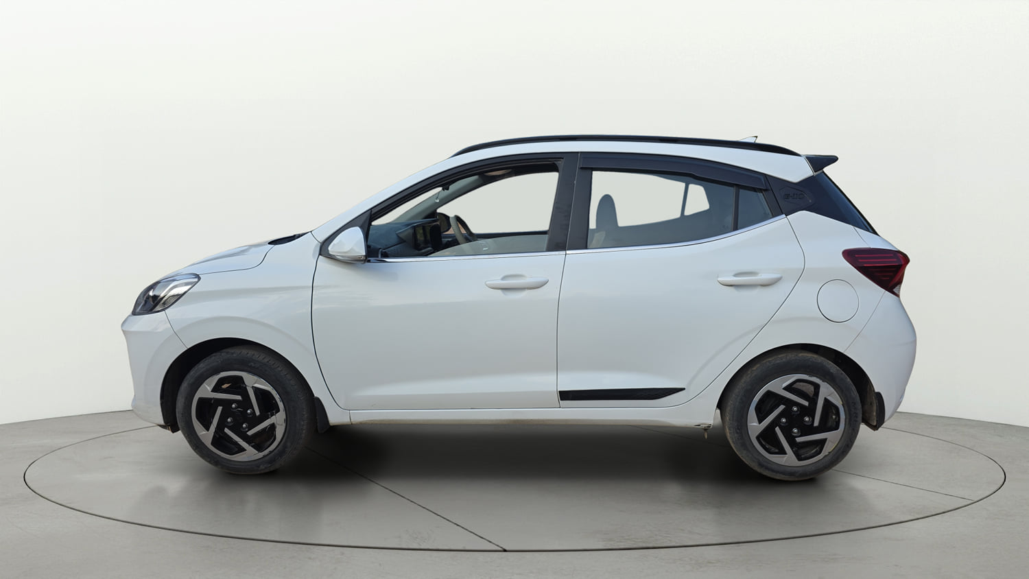 Used 2023 Hyundai Grand i10 Nios Sportz AMT 1.2 Kappa VTVT Petrol Automatic exterior LEFT SIDE VIEW
