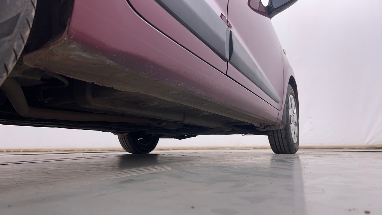Used 2015 Hyundai Grand i10 Magna 1.2 Kappa VTVT Petrol Manual extra REAR RIGHT UNDERBODY VIEW