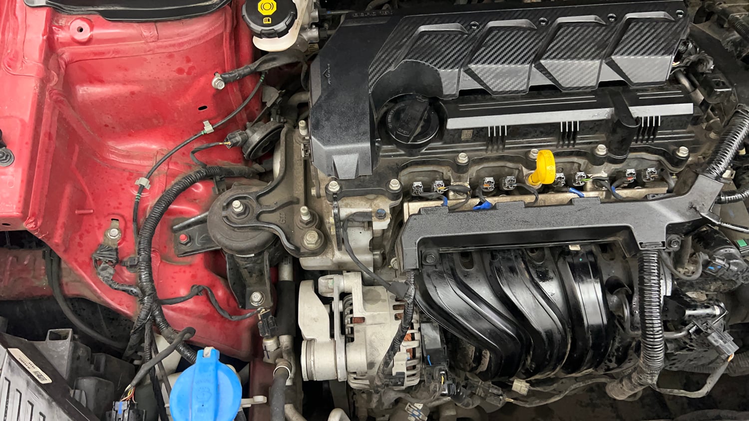 Used 2021 Hyundai Creta SX 1.5 Petrol IVT Petrol Automatic engine ENGINE RIGHT SIDE VIEW
