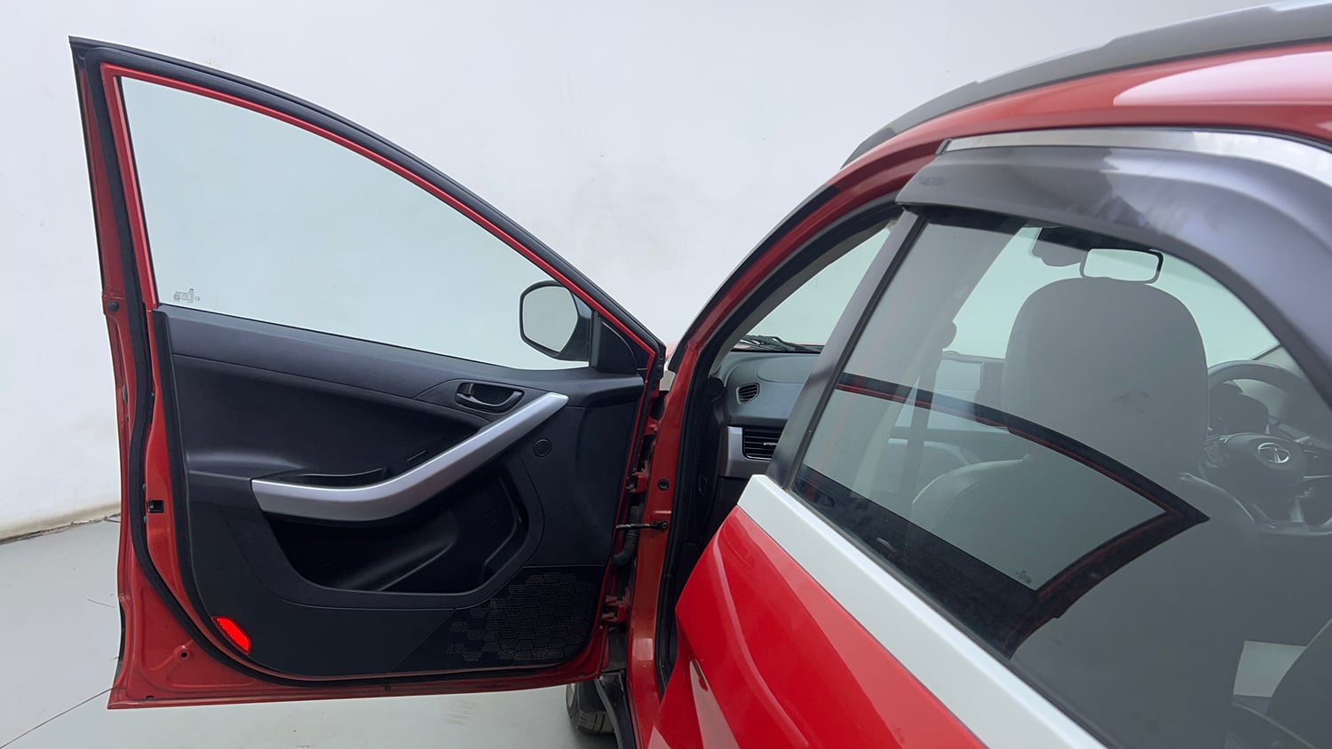 Used 2022 Tata Nexon XM (S) Diesel Diesel Manual interior LEFT FRONT DOOR OPEN VIEW
