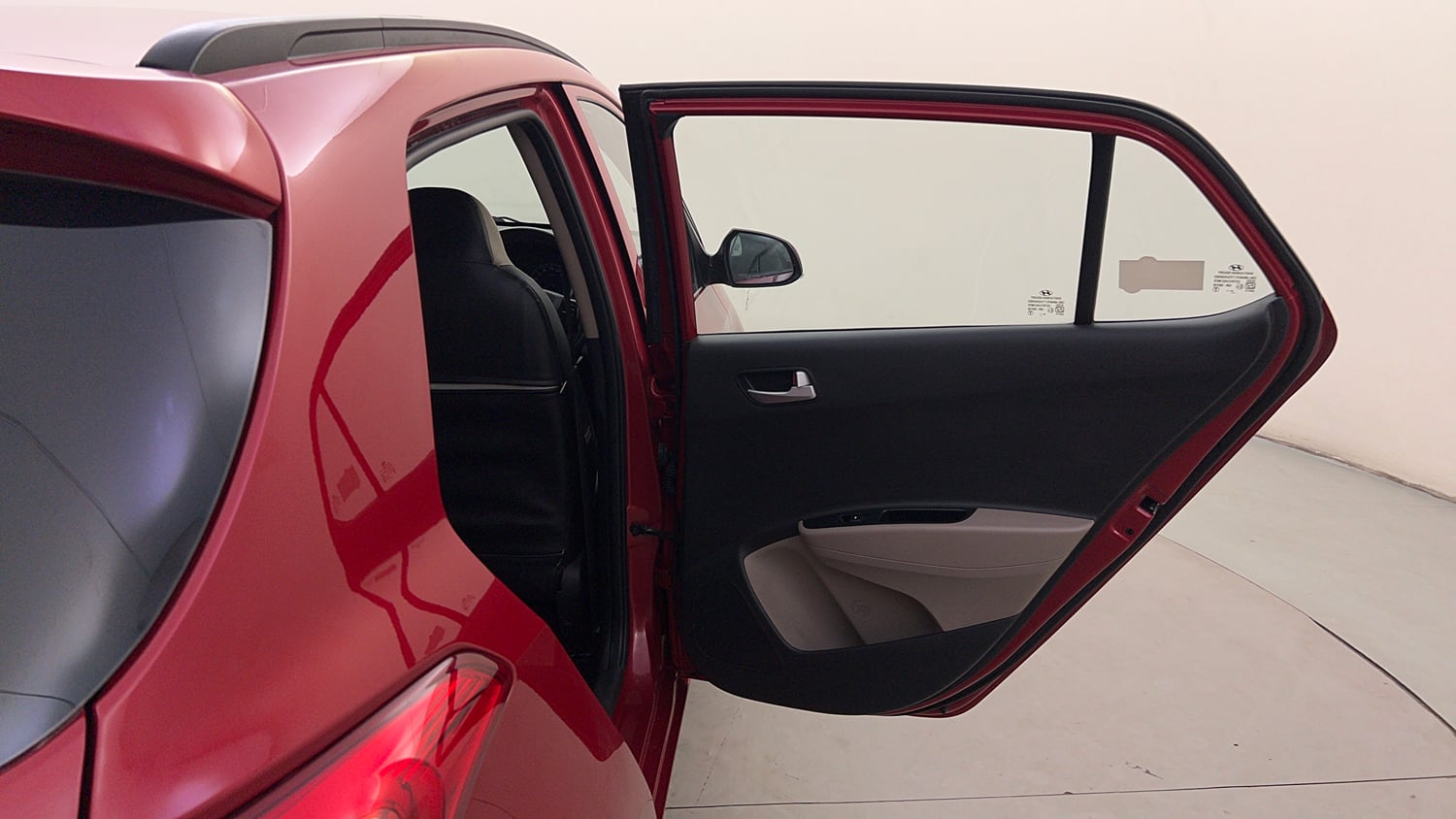 Used 2019 Hyundai Grand i10 Asta 1.2 Kappa VTVT Petrol Manual interior RIGHT REAR DOOR OPEN VIEW