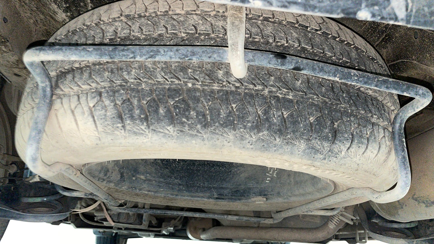 Used 2024 Maruti Suzuki Grand Vitara Zeta Plus Intelligent Hybrid eCVT Hybrid Automatic tyres SPARE TYRE VIEW