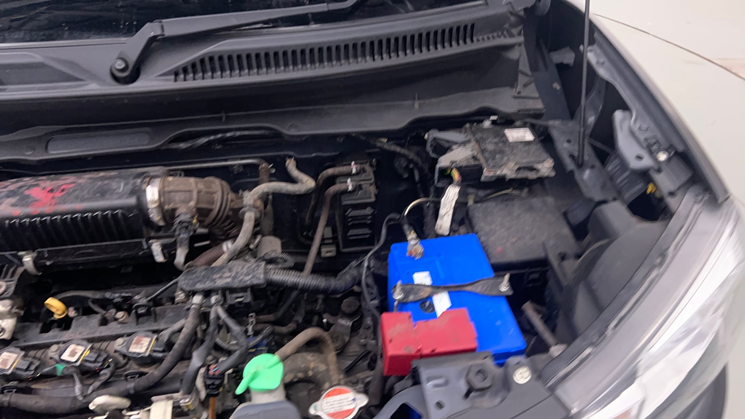 Used 2022 Maruti Suzuki S-Presso VXi (O) Petrol Manual engine ENGINE LEFT SIDE VIEW