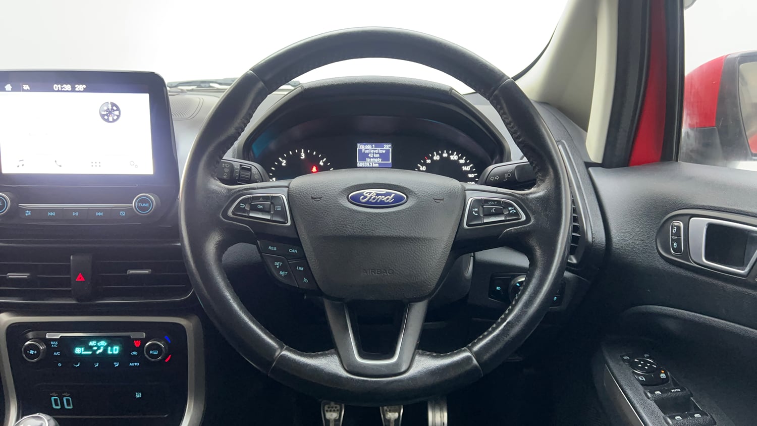 Used 2018 Ford EcoSport Titanium + 1.5L TDCi Diesel Manual interior STEERING VIEW