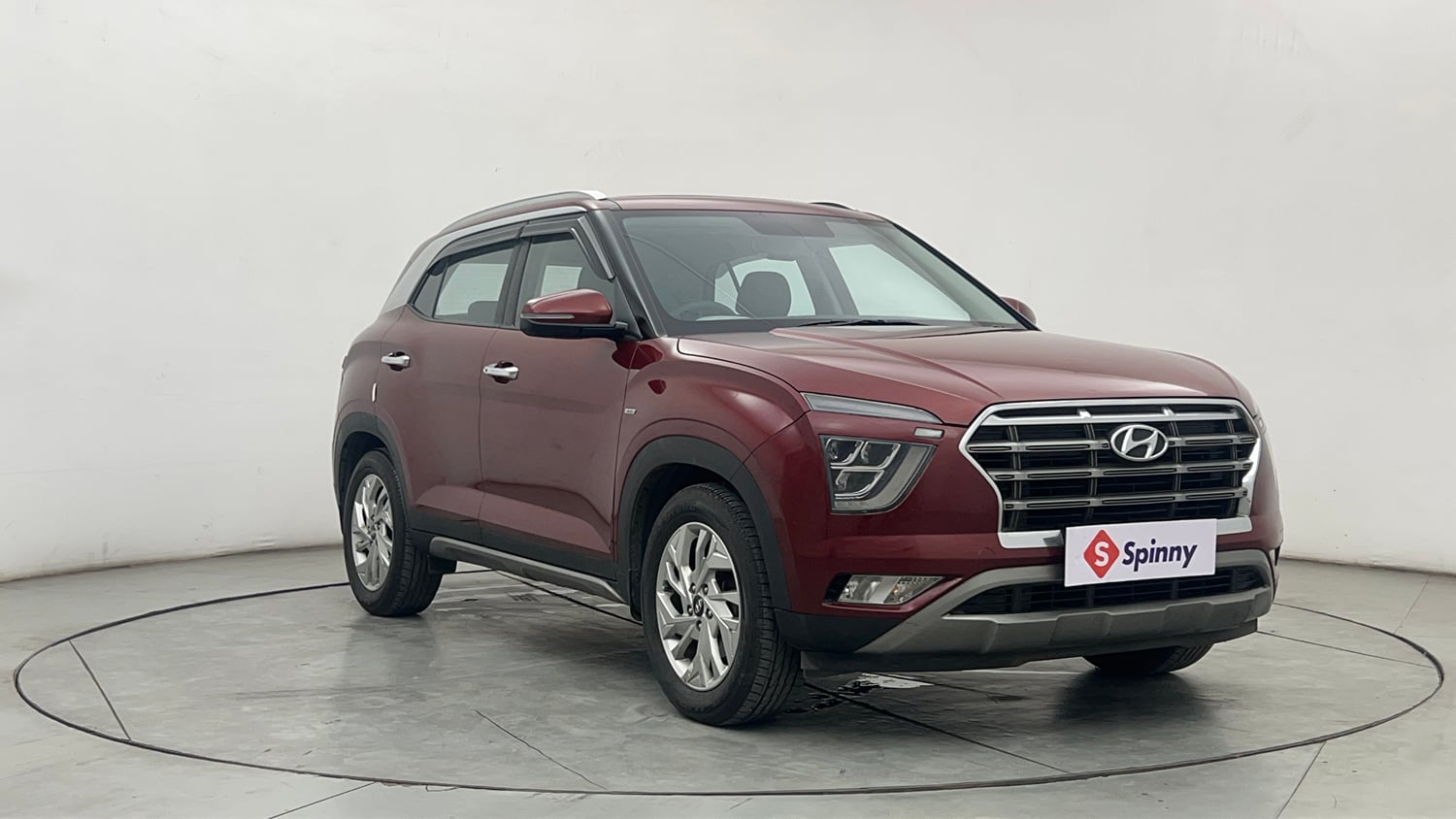 Used 2021 Hyundai Creta SX 1.5 Petrol IVT Petrol Automatic exterior RIGHT FRONT CORNER VIEW