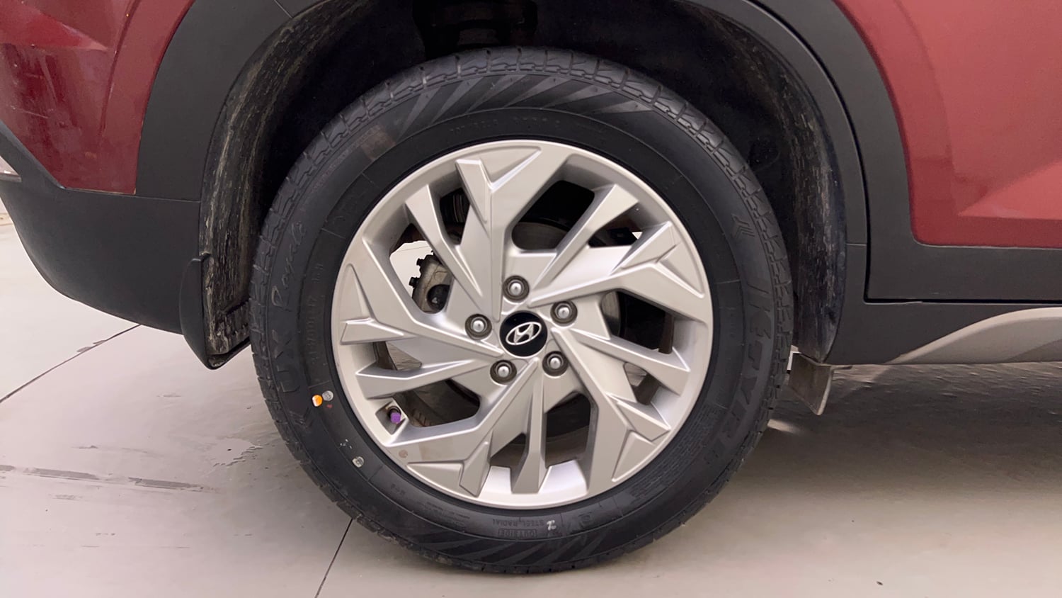 Used 2020 Hyundai Creta SX 1.5 Petrol Petrol Manual tyres RIGHT REAR TYRE RIM VIEW