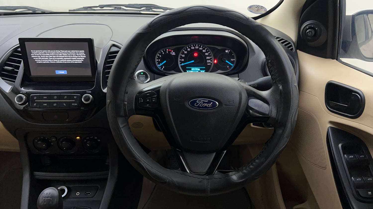 Used 2020 Ford Figo Aspire Titanium1.5 TDCi Diesel Manual interior STEERING VIEW