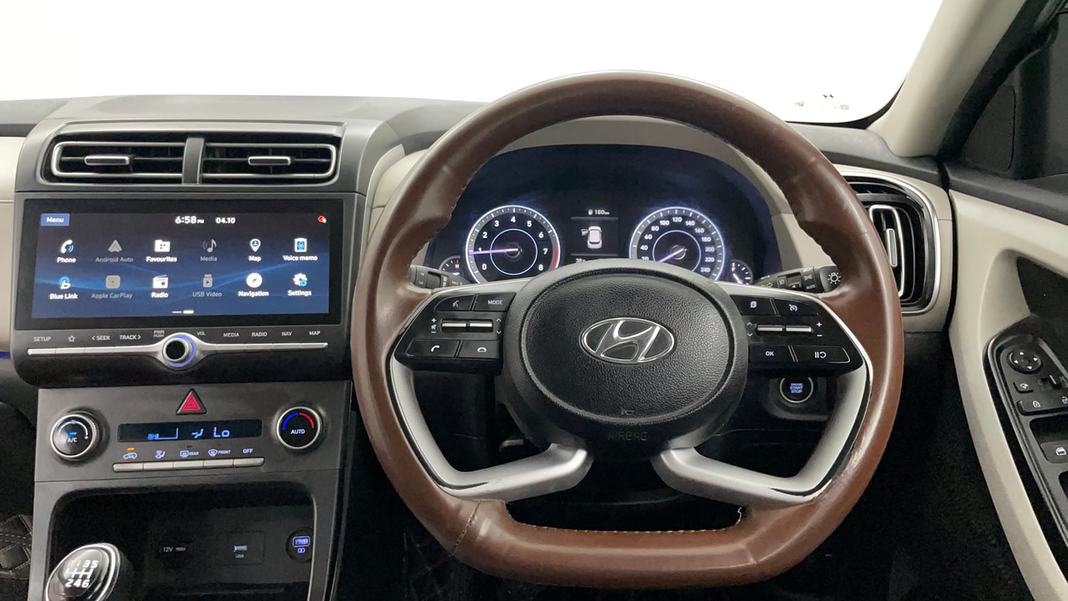 Used 2021 Hyundai Creta SX 1.5 Petrol Petrol Manual interior STEERING VIEW