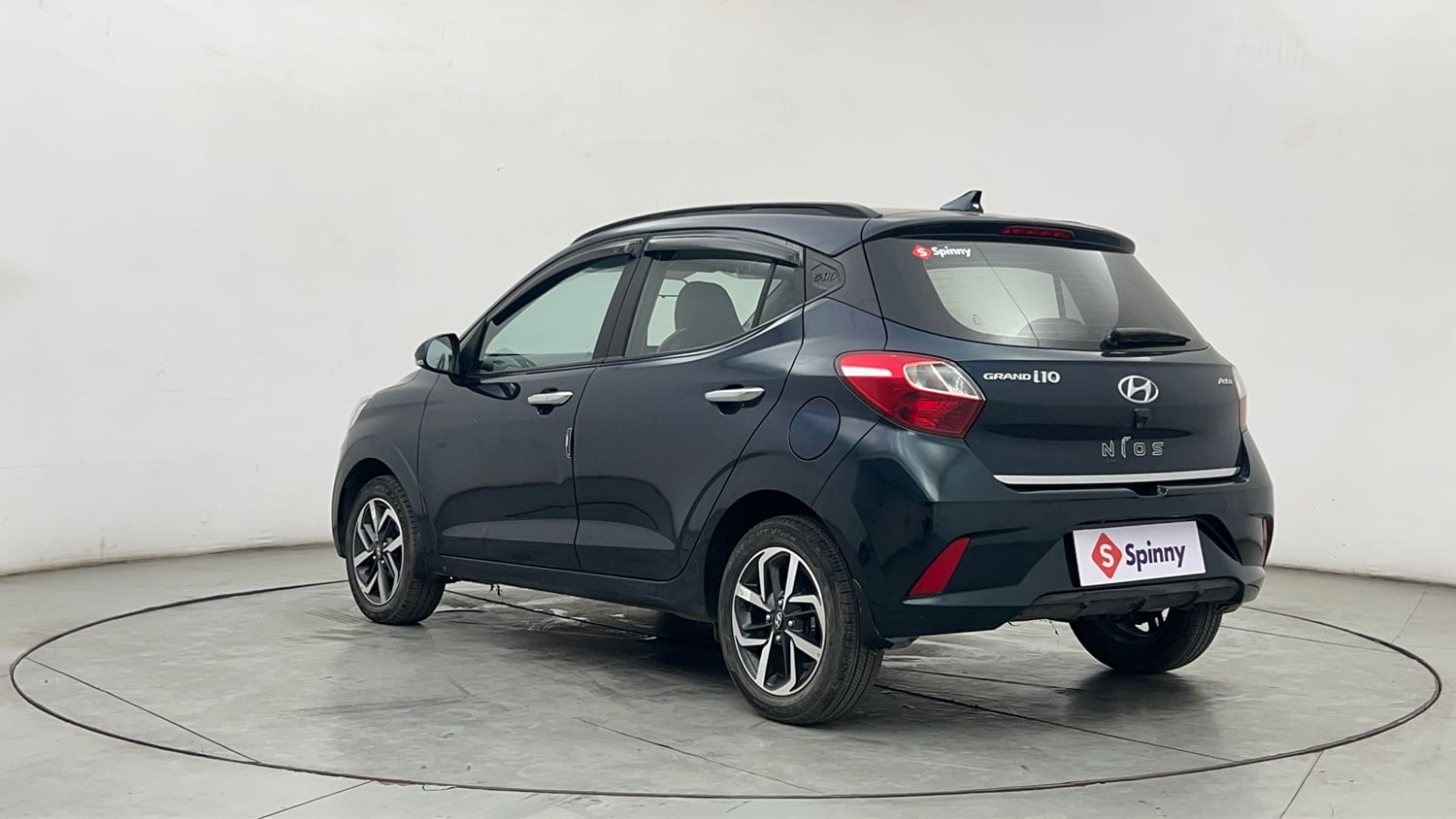Used 2022 Hyundai Grand i10 Nios Asta AMT 1.2 Kappa VTVT Petrol Automatic exterior LEFT REAR CORNER VIEW