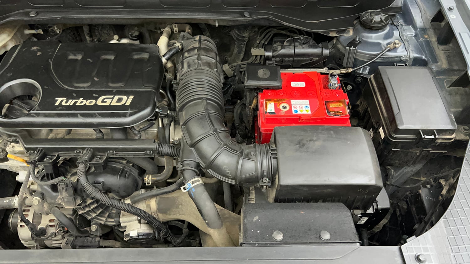 Used 2019 Hyundai Venue SX Plus 1.0 Turbo DCT Petrol Automatic engine ENGINE LEFT SIDE VIEW