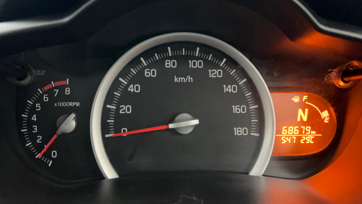 Used 2016 Maruti Suzuki Celerio ZXI (O) AMT Petrol Automatic interior CLUSTERMETER VIEW