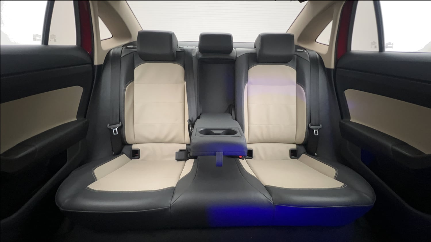 Used 2022 Skoda Slavia Style 1.0L TSI AT Petrol Automatic interior REAR SEAT CONDITION VIEW