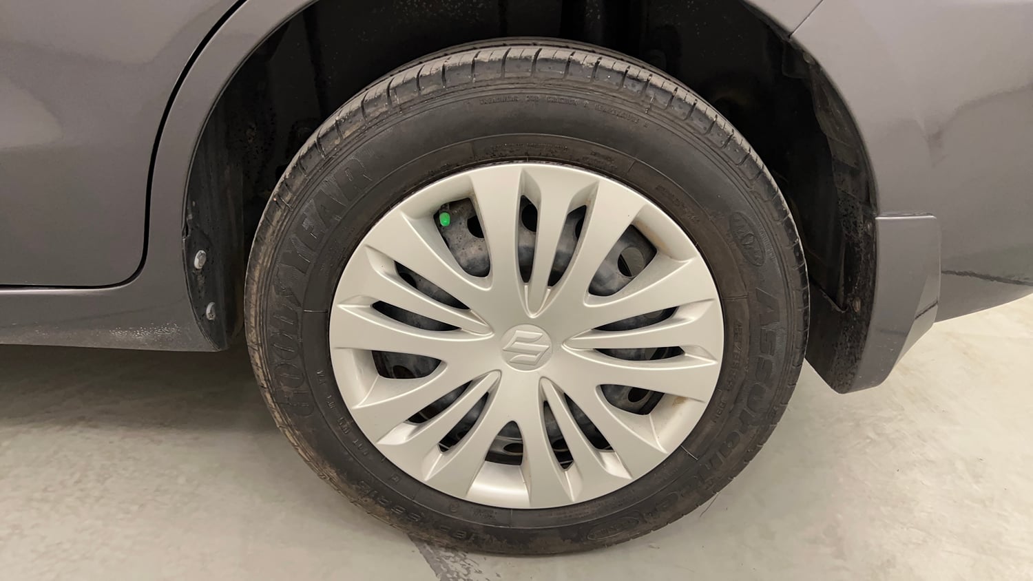 Used 2013 Maruti Suzuki Ertiga Vxi Petrol Manual tyres LEFT REAR TYRE RIM VIEW