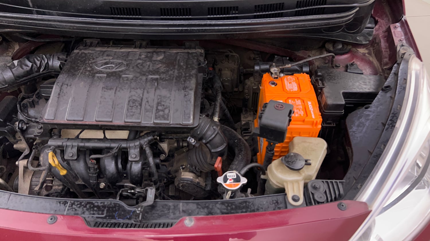 Used 2016 Hyundai Grand i10 Asta AT 1.2 Kappa VTVT (O) Petrol Automatic engine ENGINE LEFT SIDE VIEW