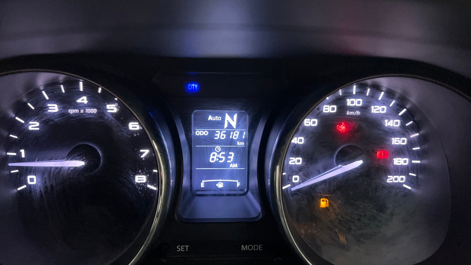 Used 2019 Tata Tiago Revotron XZA Plus Petrol Automatic interior CLUSTERMETER VIEW
