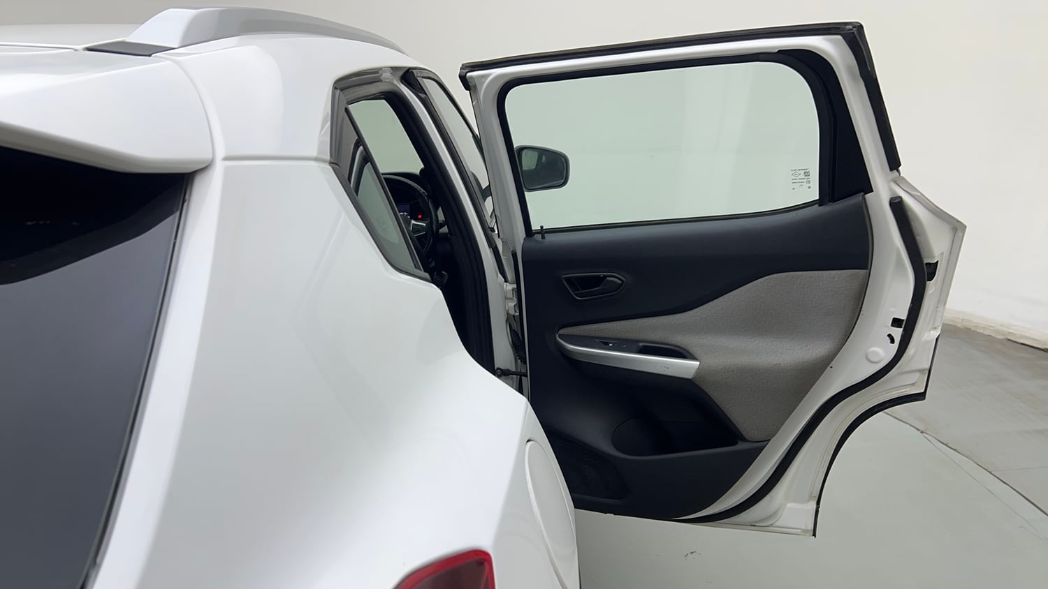 Used 2023 Nissan Magnite XE Petrol Manual interior RIGHT REAR DOOR OPEN VIEW