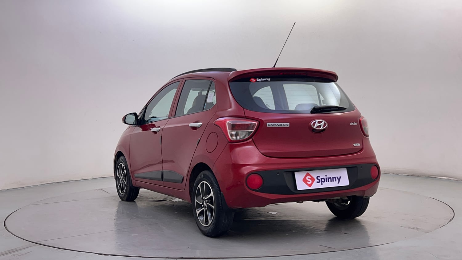 Used 2019 Hyundai Grand i10 Asta 1.2 Kappa VTVT Petrol Manual exterior LEFT REAR CORNER VIEW